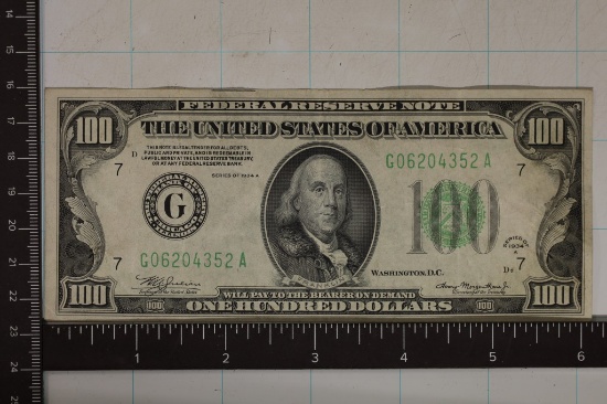 1934-A US $100 GREEN SEAL FRN
