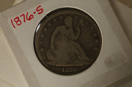 1876-S SEATED LIBERTY HALF DOLLAR