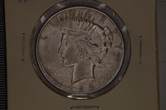 1923-D PEACE SILVER DOLLAR