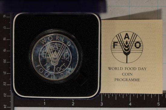 1981 EAST CARIBBEAN STATES PF STERLING SILVER $10