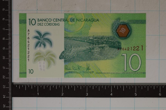 2019 CU POLYMER NICARAGUA 10 CORDOBAS