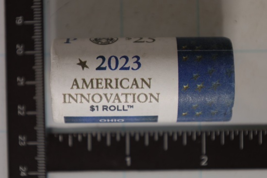 2023-P US SOLID DATE $25 ROLL OF AMERICAN