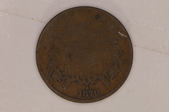 1870 US TWO CENT PIECE