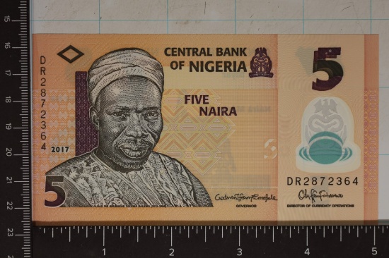 2017 NIGERIA POLYMER CRISP UNC BILL