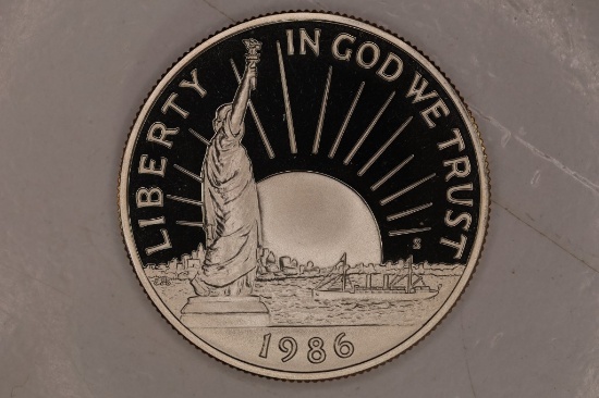1986-S PF STATUE OF LIBERTY HALF DOLLAR