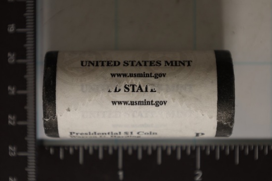 2014-P SOLID DATE $25 ROLL OF WARREN G. HARDING