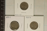 3 BETTER DATE BUFFALO NICKELS: 1920-D 2026 REDBOOK