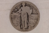 1925 SILVER STANDING LIBERTY QUARTER