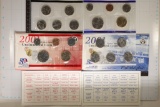 2001 US MINT SET (UNC) P/D (WITH ENVELOPES)