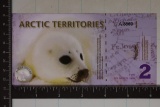 2013 ARCTIC TERRITORIES 2 POLAR DOLLARS CU