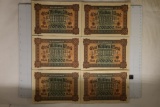 6-1923 GERMAN 1MILLION MARK BILLS VERY FINES