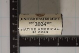 2024-P SOLID DATE $25 ROLL OF NATIVE AMERICAN