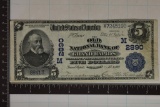 SERIES 1902 $5 NATIONAL CURRENCY GRAND RAPIDS