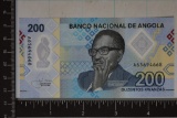 2020 ANGOLA CRISP UNC 200 KWANZA POLYMER BILL
