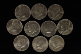 9-1976 & 1-1976-D KENNEDY BICENTENNIAL UNC HALF