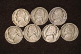 7-1942-P 35% SILVER JEFFERSON WAR NICKELS.3941