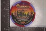 $5 ALADDIN CASINO CHIP 1995 LAS VEGAS, NEVADA