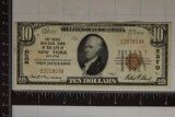 1929 US $10 NATIONAL CURRENCY NEW YORK, NY