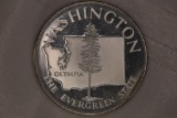 .51 OZ. PF STERLING SILVER WASHINGTON STATE ROUND