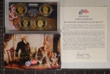 2007 US PRESIDENTIAL 4 COIN PF SET IN BOX WITH