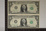 2-1963-A US $1 FRN'S STAR NOTE GREEN SEALS