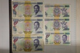 6-TANZANIA BILLS: 3-500 SHILINGI MIA TANOS AND 3-