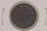 1881 AUSTRIA 1 KREUZER