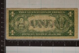 1935-A US $1 HAWAIIAN OVERPRINT SILVER CERTIFICATE