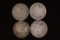 1853, 54, 56 & 1890 SILVER SEATED LIBERTY DIMES