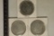 1921-P/D/S MORGAN SILVER DOLLARS