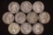 10-35% SILVER JEFFERSON WAR NICKELS: 1942-45