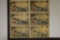 6-JAPANESE 50 YEN BANKNOTES ISSUED DURING WWII