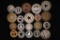 20 ASSORTED METAL TRANSPORTATION TOKENS: