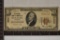1929 US $10 NATIONAL CURRENCY BANK OF MILWAUKEE