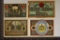4-CRISP UNC GERMAN 50 PFENNIG NOTGELDS. ALL ARE