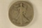 1917-D SILVER WALKING LIBERTY HALF DOLLAR. REVERSE