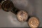 INDIAN HEAD CENT CUFF LINK AND TIE CLIP SET WITH