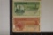 2-1967 SURINAME BILLS: 1-GULDEN & 2 1/2 GULDEN