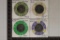 4-SAN JUAN CASINO CHIP WITH METAL INSERTS: 2-
