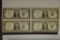 4-$1 SILVER CERTIFICATES: 1957, 2-57-A & 1-57-B