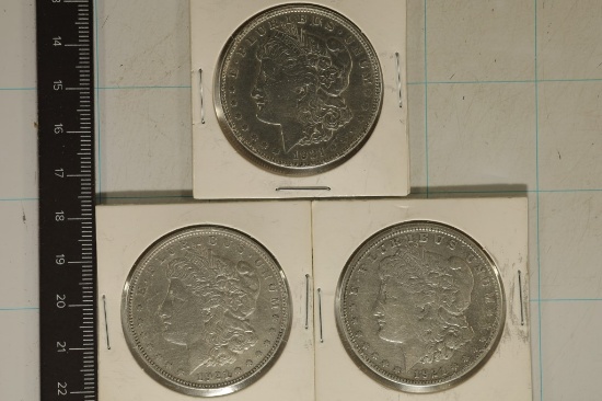 1921-P/D/S MORGAN SILVER DOLLARS