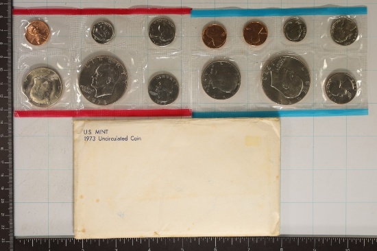 1973 US MINT SET (UNC) P/D/S (WITH ENVELOPE)