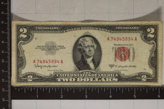 1953-C US $2 RED SEAL NOTE