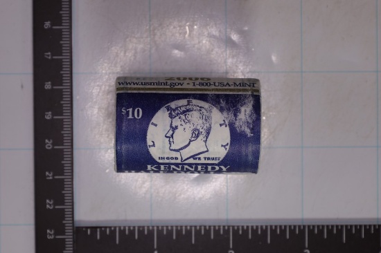 2006-P SOLID DATE $10 ROLL OF UNC KENNEDY HALVES