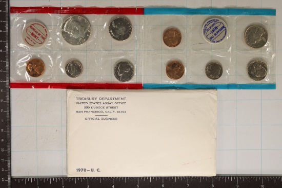 1970 US MINT SET (UNC) P/D/S (WITH ENVELOPE)