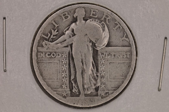 1923 SILVER STANDING LIBERTY QUARTER
