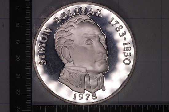 3.8539 OZ. ASW 1975 PANAMA PF 20 BALBOAS SOME