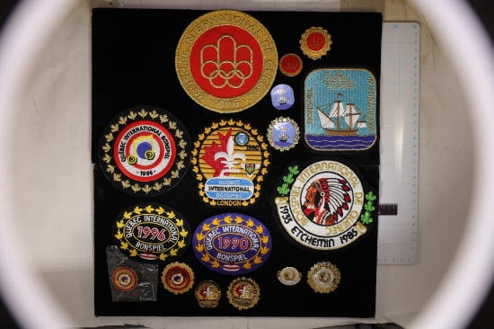 SET OF CANADA CURLING BONSPIEL PATCHES &