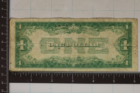 1928-A FUNNY BACK US $1 SILVER CERTIFICATE BLUE
