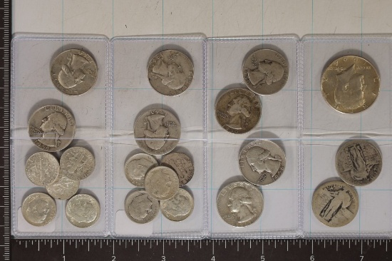 $4 FACE VALUE OF 90% US COINS: 2.6789 OZ. ASW